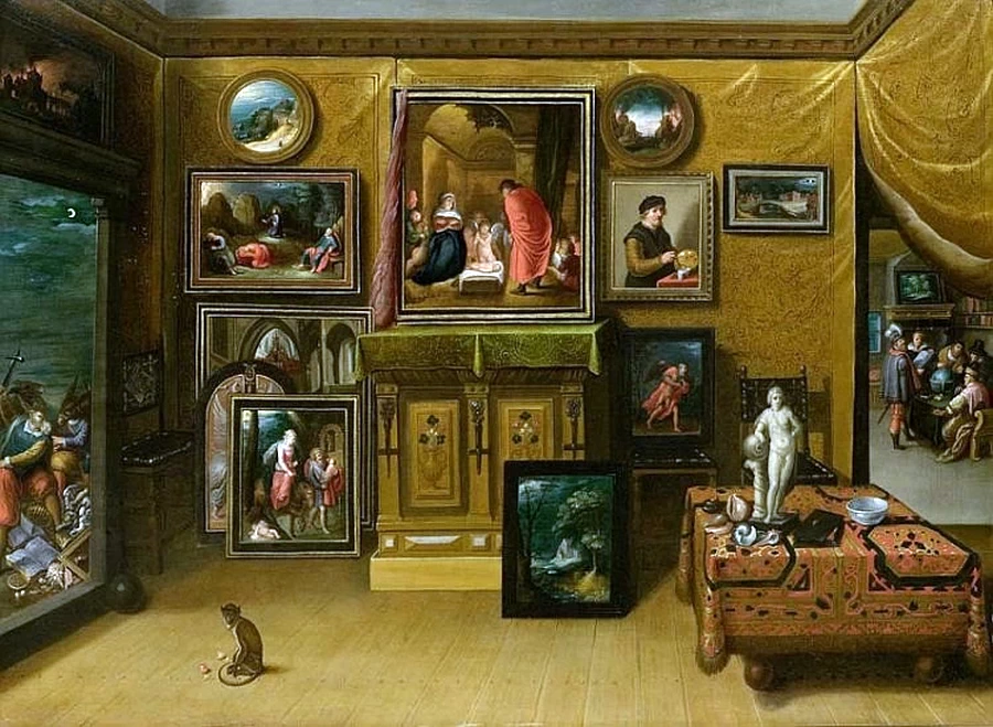 Interno di un collezionista